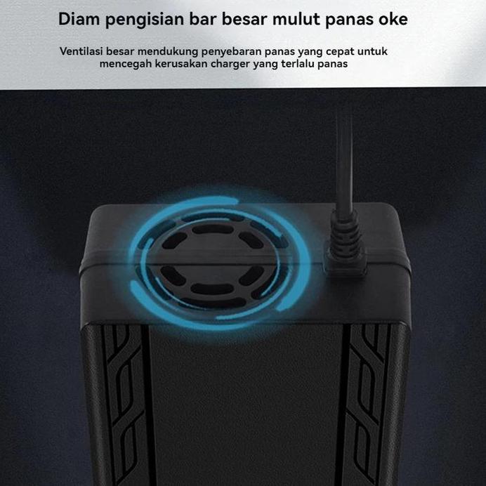 Charger Sepeda Listrik 48V 12Ah / 20Ah Universal Charger Motor Listrik Baterai Selis Scooter Elektri