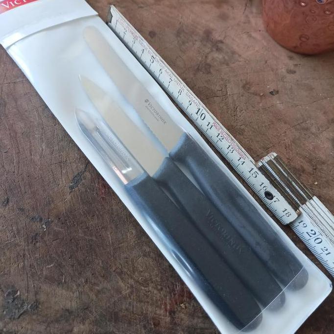 pisau victorinox original Kitchen Set 3 pcs Swiss Made