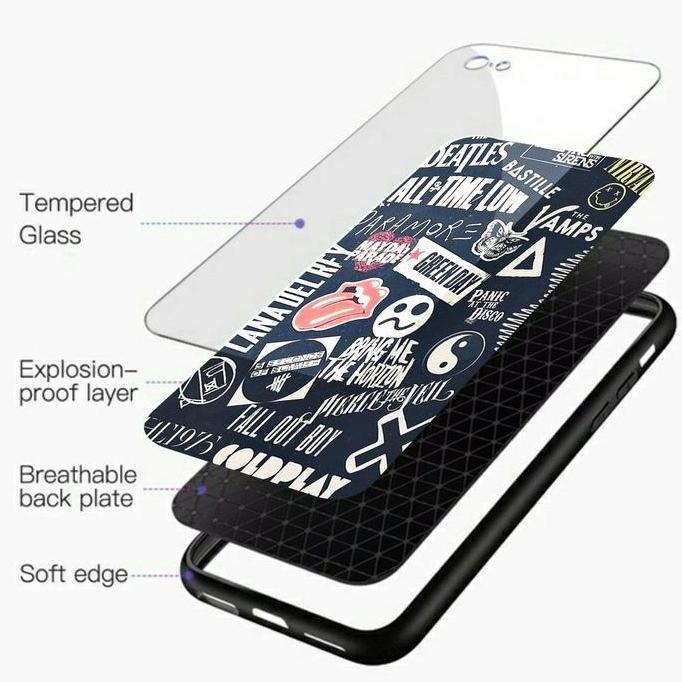 Softcase Glass Kaca VIVO Y21 Y21s 2021 - Casing Handphone VIVO Y21