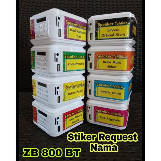 SPEAKER AL QURAN ZB 800 BT 30 JUZ MEMORI 16GB/ Speaker Murottal/