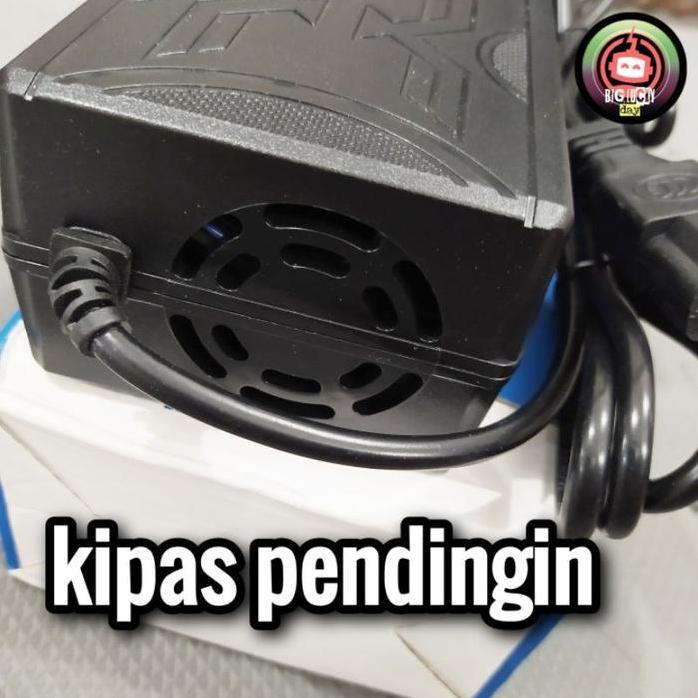 Smart Charger 72V 20Ah 2.8A Motor Listrik Molis Universal Cas Casan Smart Charger Charging Sepeda Li