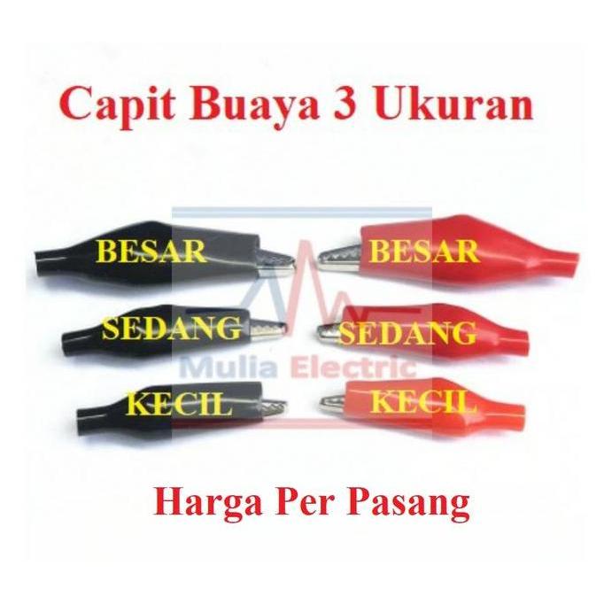 Jepit Penjepit Buaya Capit Buaya Jepitan Buaya Aki Alligator Clip