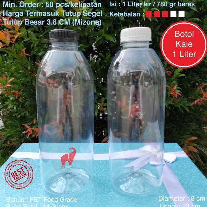 Botol Plastik Kale 1 Liter - Botol Kale 1 liter PET