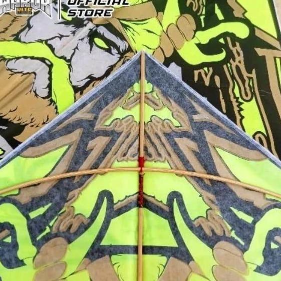 LAYANGAN SUKHOI TURNAMEN WAROK 10 PCS,BAHAN ADIDAS EDITION