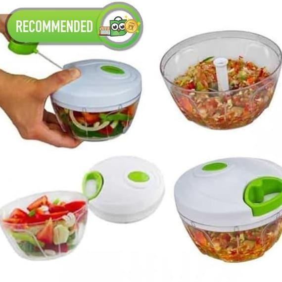 Blender Tangan Speedy Chopper / Pemotong Daging Bawang TANPA LISTRIK