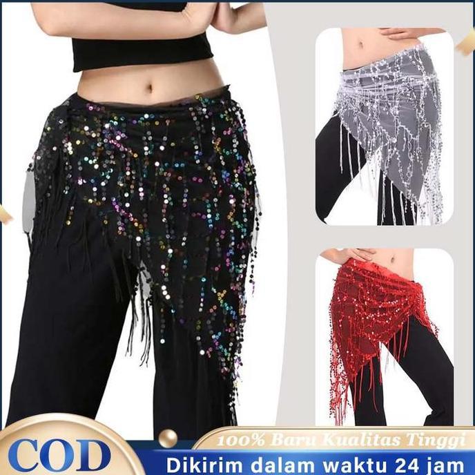 Ikat Pinggang Belly Dance Belly Dance Belt Aksesoris Belly Dance Belt Belly Dance Rumbai
