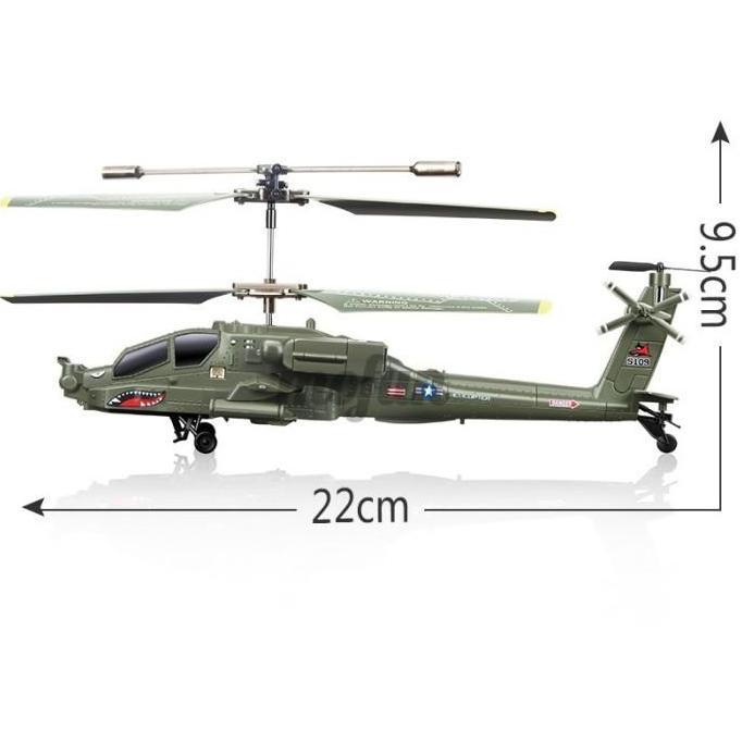 Syma S109G Helikopter Rc 3.5 Beast Rtf Ah-64