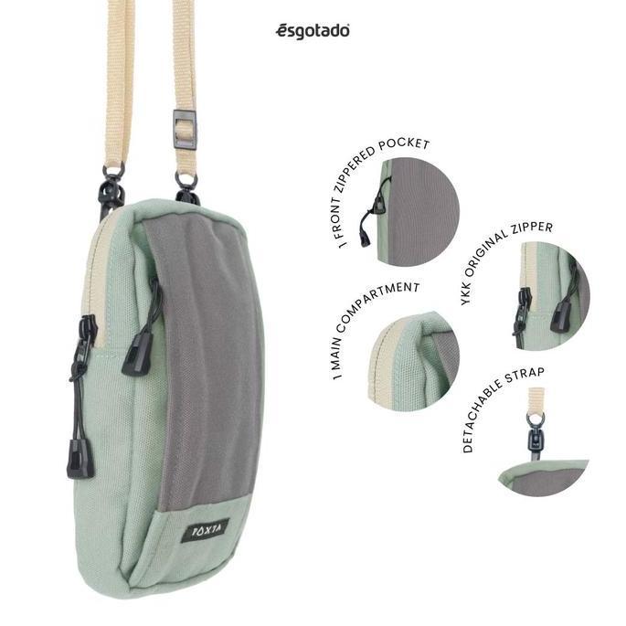 Esgotado Tas Selempang Wanita Pria Kanvas - Paxta Pouch - Phone Sling Bag Wallet Canvas