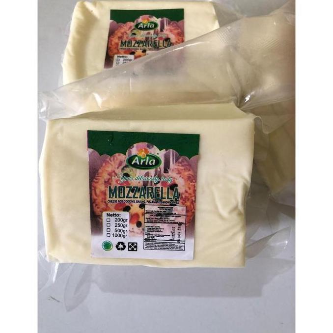 Keju Mozzarella Arla 1kg Import Halal Dari Denmark