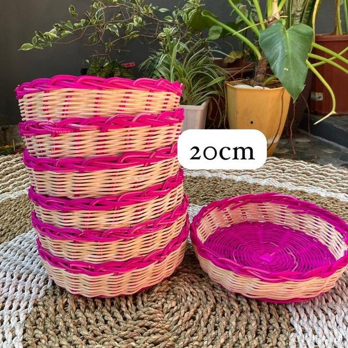 Bokor soda rotan 20cm (10pcs)