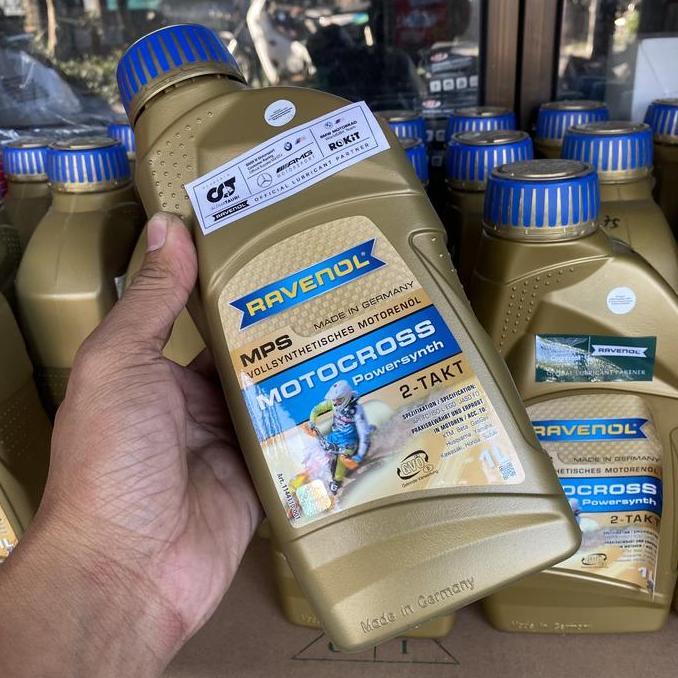 GRADIMOU Oli atas campur samping  RAVENOL 2t original germany