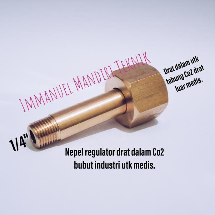VEDORANAVA Nepel regulator drat dalam Co2 / Nepel argon Co2 / Nepel oksigen argon Co2 / Regulator
