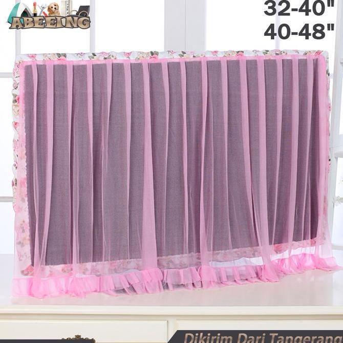 KASDIUM Sarung TV LED 32 Inch - 48 Inch Renda Anti Debu Cover TV LED