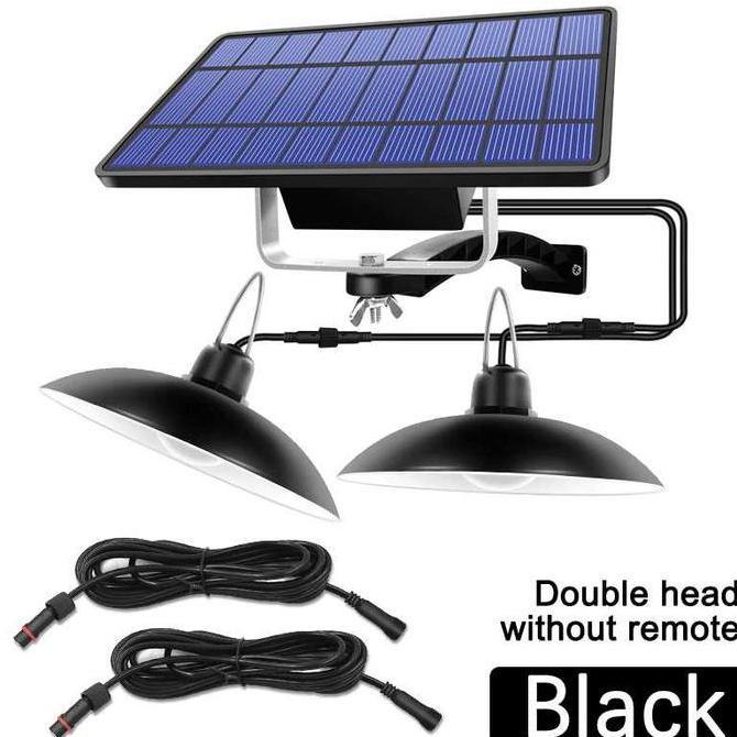 VEDORANAVA Set Lampu LED Tenaga Surya Solar Cell Panel Surya Otomatis Waterproof