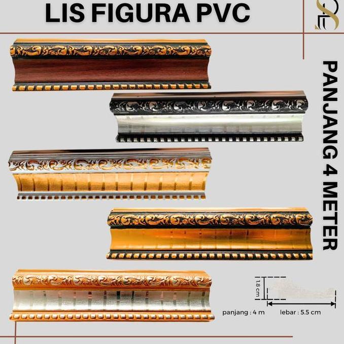 Lis Figura / Lis Pigura Plafon / List Figura / Lis Figura Plafon pvc / Lis Bingkai / Lis Siku Figura