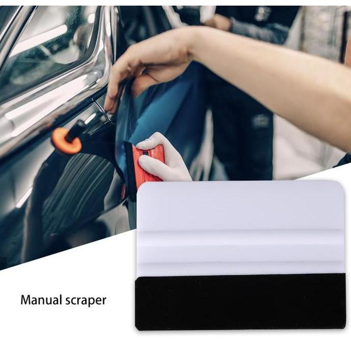 Rakel scrapper Kape Biru Alat Bantu Pasang Stiker Sticker Kaca