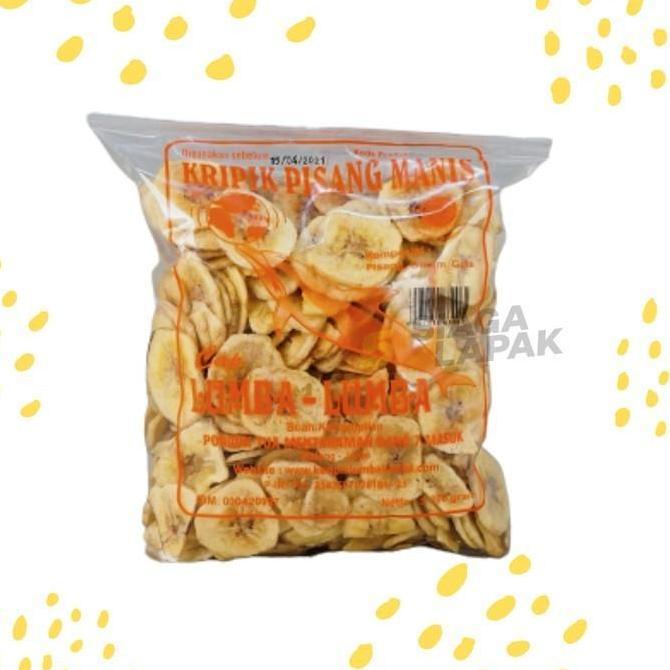 Keripik Pisang Utuh Asin Manis Lumba-Lumba 300 gram Asli Malang