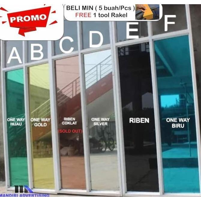 KACA FILM CERMIN / KACA FILM SILVER BRONZE / KACA FILM SILVER COKLAT