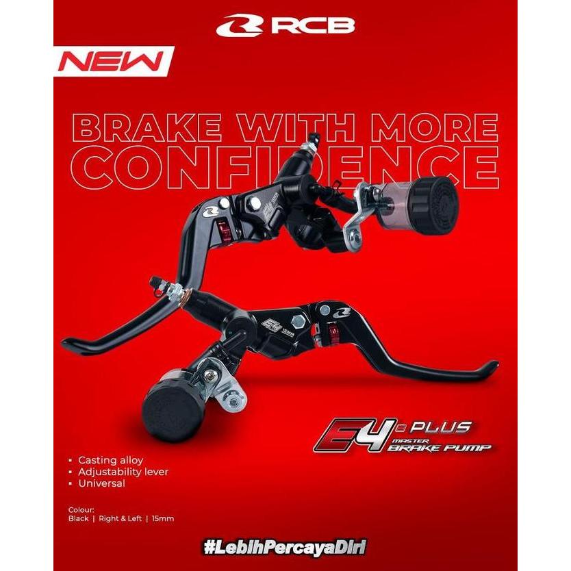 Rcb Master Rem Kanan E4+ E4 Plus 15Mm Tabung Pisah Cocok Nmax Pcx Adv Aerox Scoopy Tiger Vixion Ninj