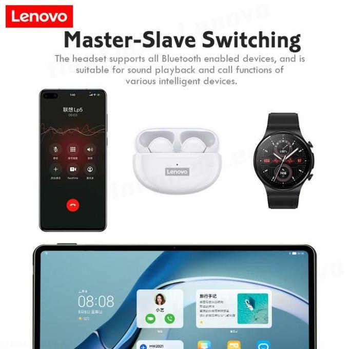 Lenovo LP5 True Wireless Bluetooth Earphone Noise Reduction TWS