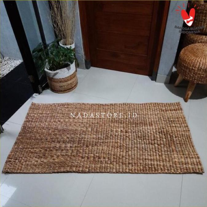 Karpet Kotak Anyaman Eceng Gondok KARPET LANTAI PERSEGI KOTAK | TIKAR