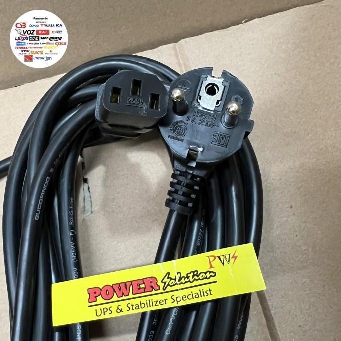 Kabel Power Antminer Rig Miner Cpu psu ups server Hi Quality 16A 10M Kabel Power Panjang tebal bagus
