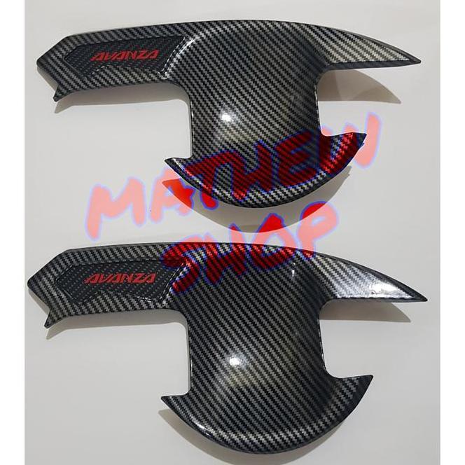Outer Handle Cover Avanza 2016 Grand 2017 2018 Carbon/ Mangkok Pintu Karbon