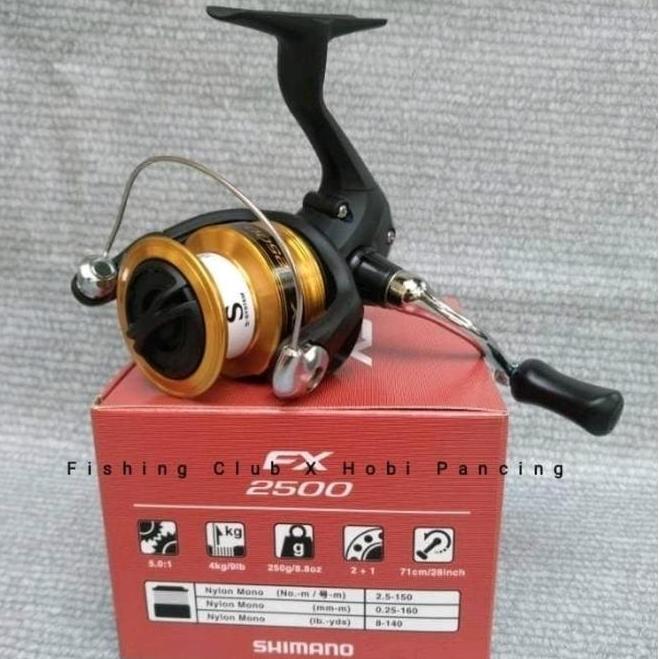 Reel Pancing Shimano Fx 1 2 2 Hg C3 4 Shimano Ril Pancing Galatama Reel Empang