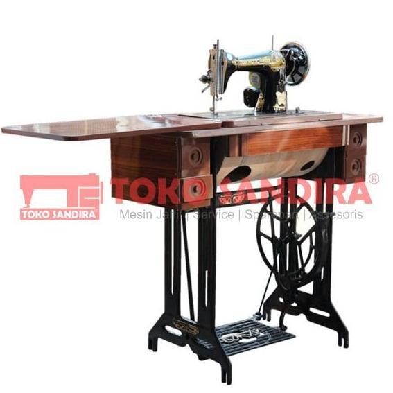 Mesin Jahit Butterfly JA-1/mesin jahit tradisional/mesin jahit manual FULL SET + DINAMO ( BARU )