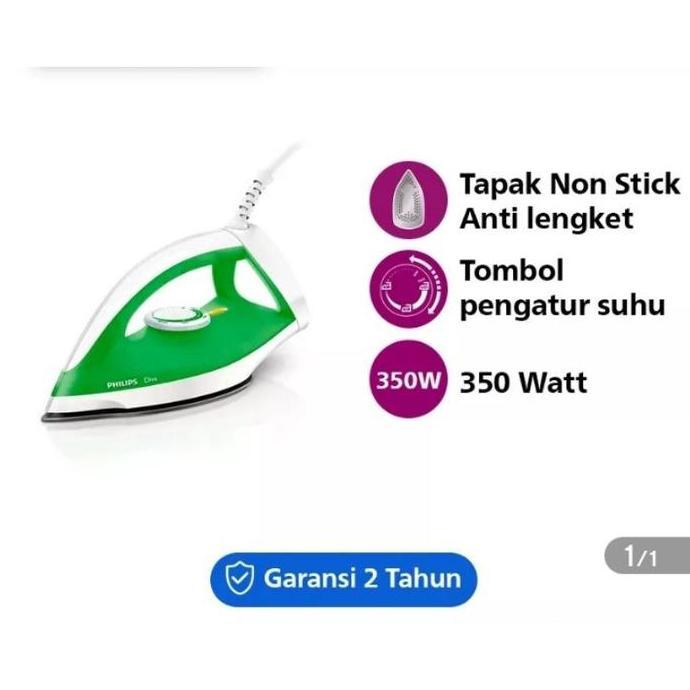Setrika Philips GC-122/37 Setrika Philips / Philips Setrika Kering Garansi resmi