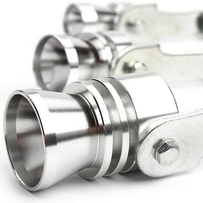 Knalpot Mobil Turbo / Tambahan Suara Turbo / Suara Mobil Balap Silver