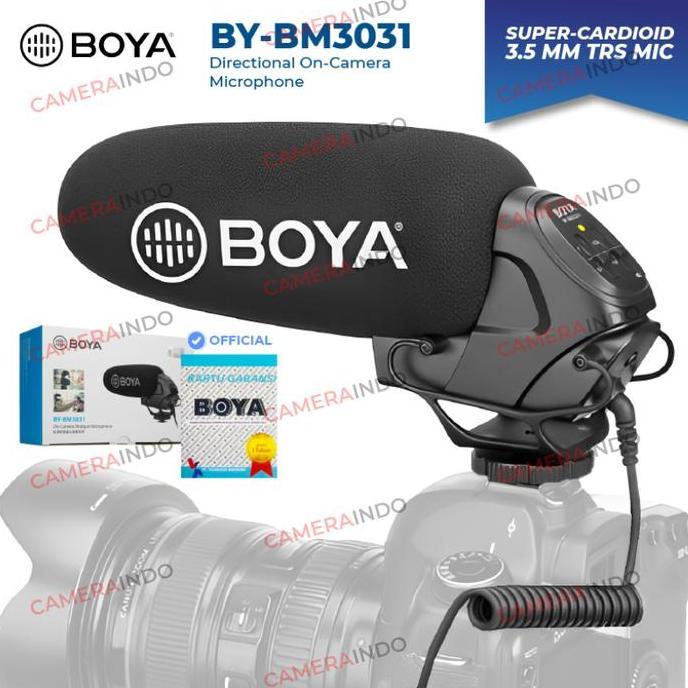 Mic Boya BY BM3031 SUPER-CARDIOID SHOTGUN MIC KAMERA DSLR MIRRORLESS