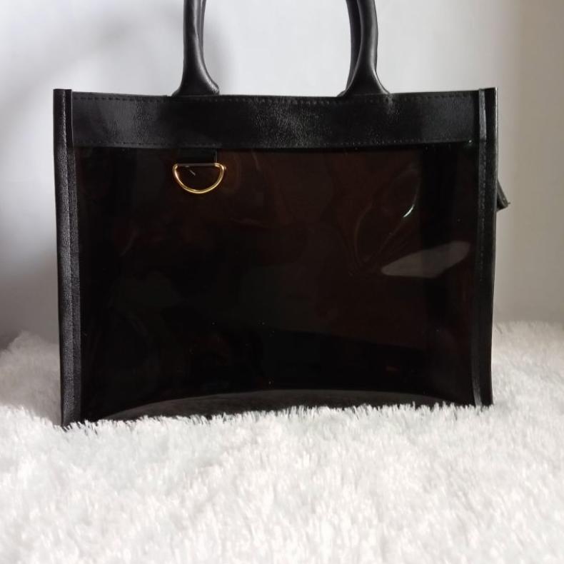 NEW ARRIVAL TAS HANDBAG MIKA TEBAL WARNA HITAM