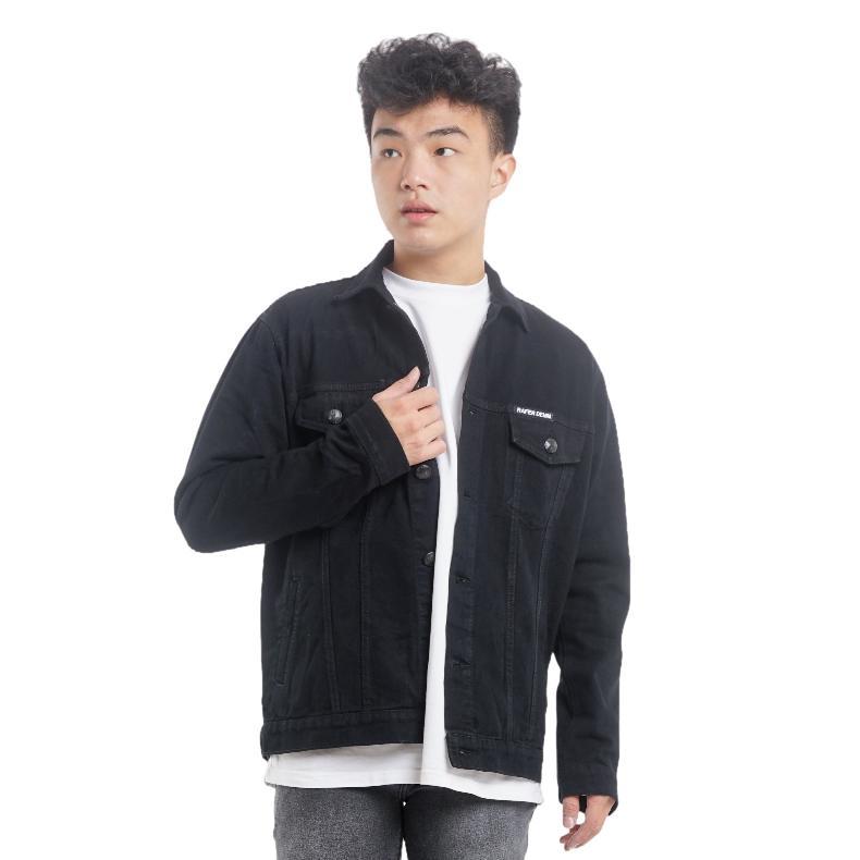 Garansi Rafen Jaket Jeans Denim Pria Wanita Unisex Original