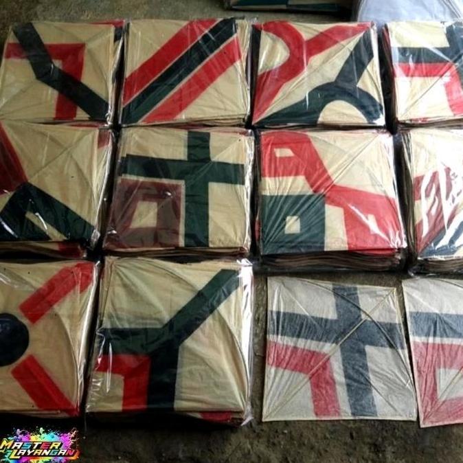 ISI 100PCS HARGA GROSIR - Layangan Cimande Pulas Seot Uk 56 - layangan aduan - layangan grosir Termu
