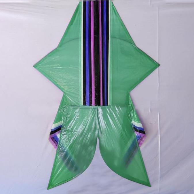 Layangan Bebean Rangka Rakit Sendiri - Lebar Sayap 110 cm Tinggi 140 cm