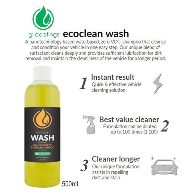 Promo Igl Ecoclean Wash 500Ml Car Wash Shampoo Aman Untuk Lapisan Coating