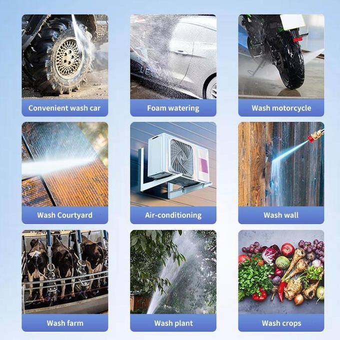 Promo Alat Cuci Mobil Motor Baterai 1Pcs Jet Water Sprayer / Staem Mobil Baterai 1&2Pcs Pompa Cuci M
