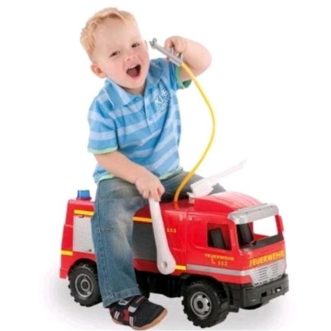 mainan anak termurah (cod) shp 690 dino rescue team ride on truk pemadam  mobil dorong pemadam Tank 