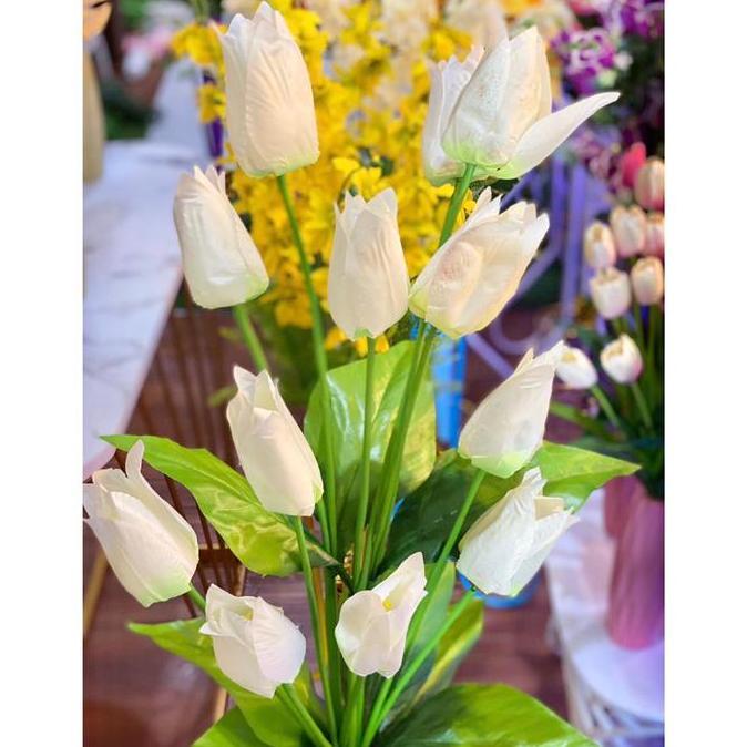 Okushonga- Bunga Hias Sudut Tulip Kuncup Dekorasi