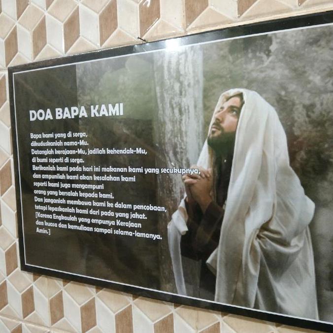 Okushonga- Hiasan Dinding Doa Bapa Kami Kotak
