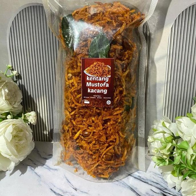 Mustofa kemasan-kentang Mustofa -Mustofa kacang Pedas WAR