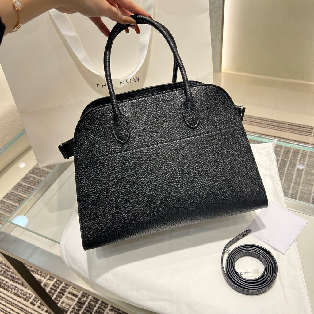 THE ROW margaux 12 slouchy shopper handbag large travel carryall tote full set inclusion