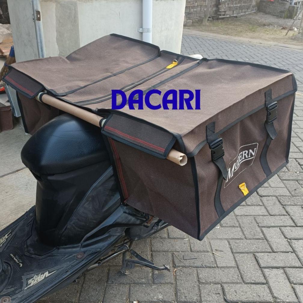 Tas Obrok Motor Kurir Tebal Kanvas Modern Jumbo