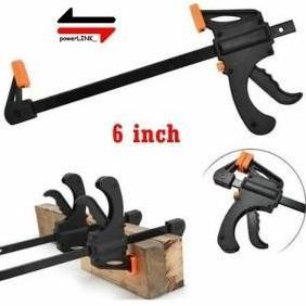 SLIM catok f clamp 6" / mini quick clamp 6inch / ratchet bar release