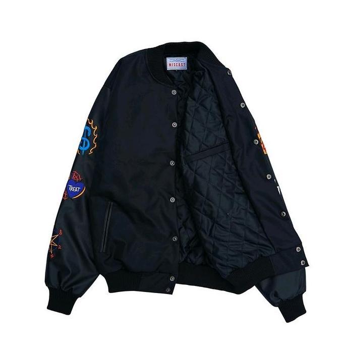 Untere- Miscast Varsity Jaket Vintage Hecate Black Distro Waterproof Parka Bandung Keren Casual
