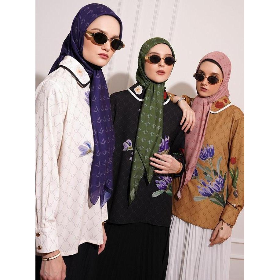 Vorgez- Vivizubedi - Monogram Voal Scarf