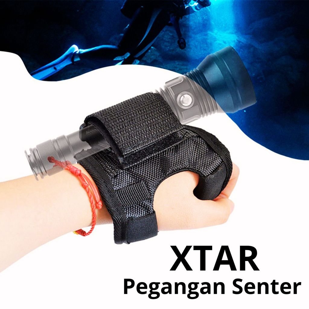 XTAR Pegangan Senter Selam Wrist Strap Diving Flashlight Adjustable