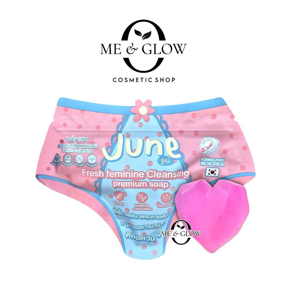 JUNE FRESH FEMININE CLEANSING PREMIUM SOAP 50g - SABUN PEMBERSIH KEWANITAAN WANITA ORIGINAL THAILAND