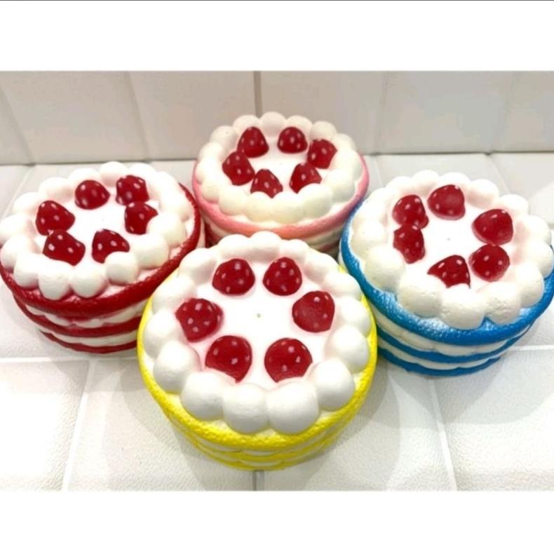 NEW squisy kue tart bahan lembut enak di mainin/kue ulang tahun